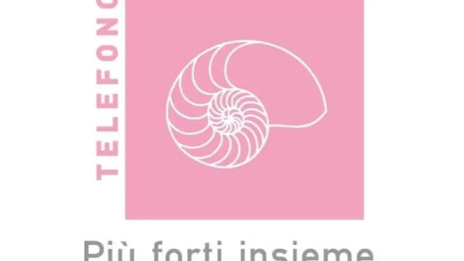 Il logo dell'associazione al fianco di donne e minori