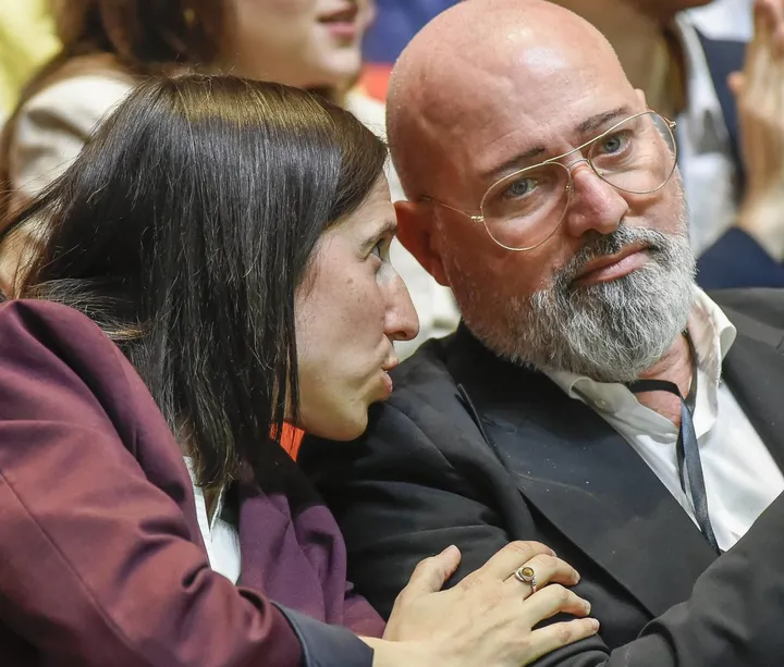 La leader dei democratici Elly Schlein, 37 anni, e il presidente del partito Stefano Bonaccini, nato nel 1967