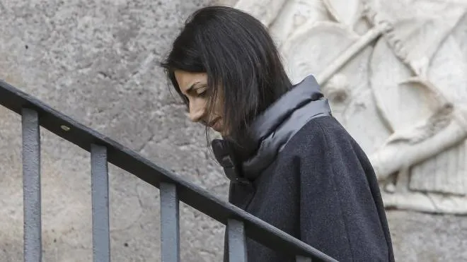 Rome Mayor Virginia Raggi leaves arriveas in Campidoglio, Italy, 03 February 2017. Rome's embattled Mayor Virginia Raggi said after emerging from eight hours of questioning by Rome prosecutors that she knew 'nothing' about a 30,000 euro assurance policy written out in her name by her former cabinet chief Salvatore Romeo. Raggi was questioned in a separate probe in which she is suspected of abuse of office for appointing Renato Marra, brother of her former right-hand man Raffaele Marra, as Rome tourist chief, ANSA/ GIUSEPPE LAMI