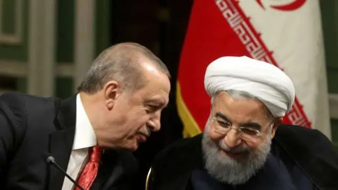 Erdogan,con Iran e Iraq sanzioni a curdi (foto Ansa)