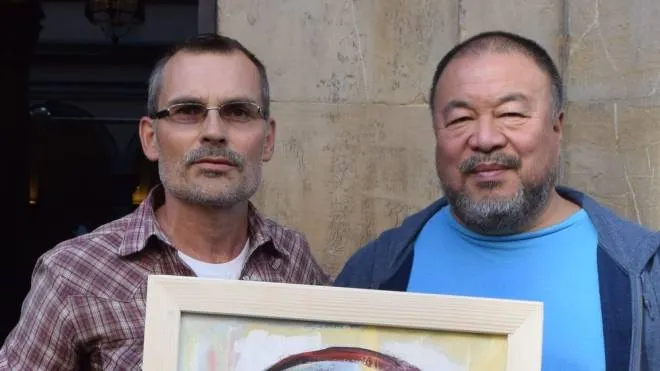 Vaclav Pisvejc con Hai Weiwei 