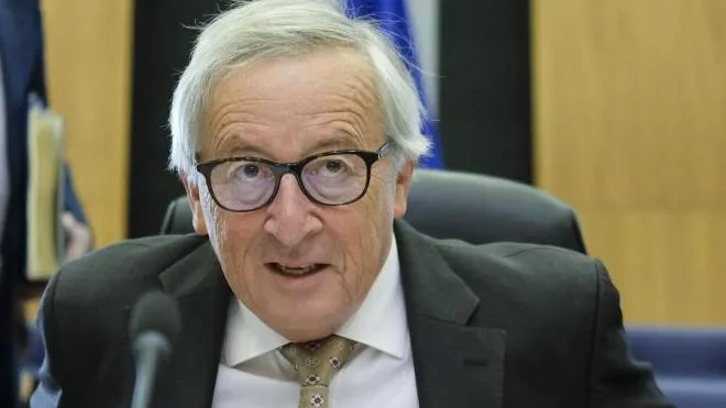 EU commission President Jean-Claude Juncker at the weekly college meeting of the European Commission in Brussels, Belgium, 10 October 2018.  ANSA/OLIVIER HOSLET