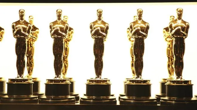 FILE - In this Feb. 26, 2017 file photo, Oscar statuettes appear backstage at the Oscars in Los Angeles. Responding to widespread backlash to the fact that four Oscars will be presented during commercial breaks at the 91st Academy Awards, the film academy has issued a statement reiterating that all Academy Award winners will still be included in the broadcast on Feb. 24, just not all live. (Photo by Matt Sayles/Invision/ANSA/AP, File) [CopyrightNotice: 2017 Invision]