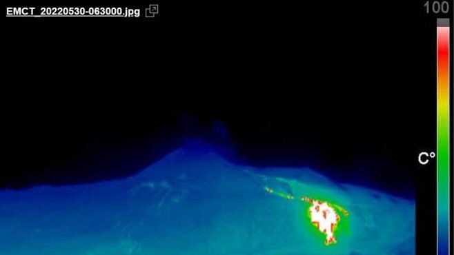 Etna: la nuova bocca effusiva a quota quota 3.250 metri circa (Dire)