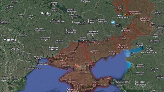La mappa interattiva sulla guerra in Ucraina