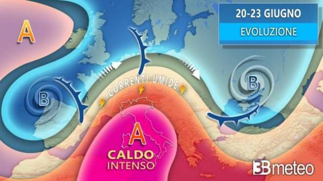 Previsioni meteo: ondata di caldo nei prossimi giorni