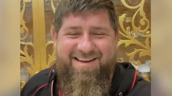 Il leader ceceno Ramzan Kadyrov su Telegram