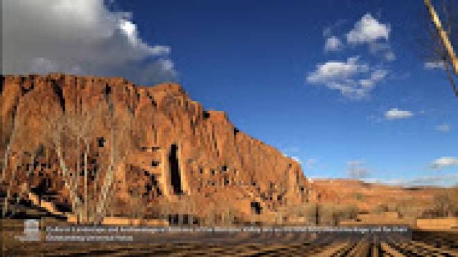 Bamiyan, le gallerie del monastero