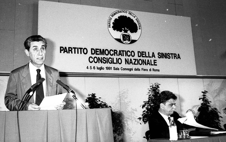 Rodotà nel giorno dell'elezione a Presidente del PDS: era il 1991 (Ansa)