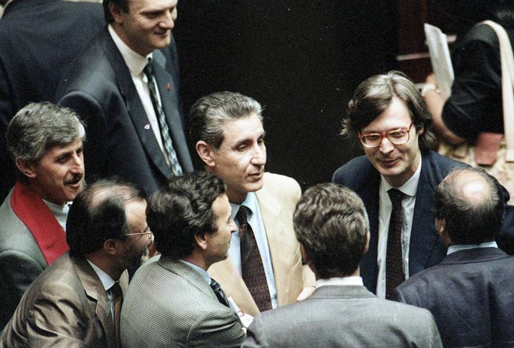 La votazione per il vicepresidente della Camera (Ansa, 1992)
