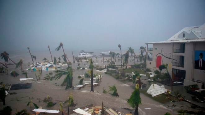 L'uragano Irma devasta i Caraibi 6 settembre 2017 (Afp, Lionel Chamoiseau)