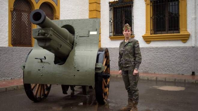 Rosa Galvez, 36 anni, membro della Legione spagnola (Lapresse)