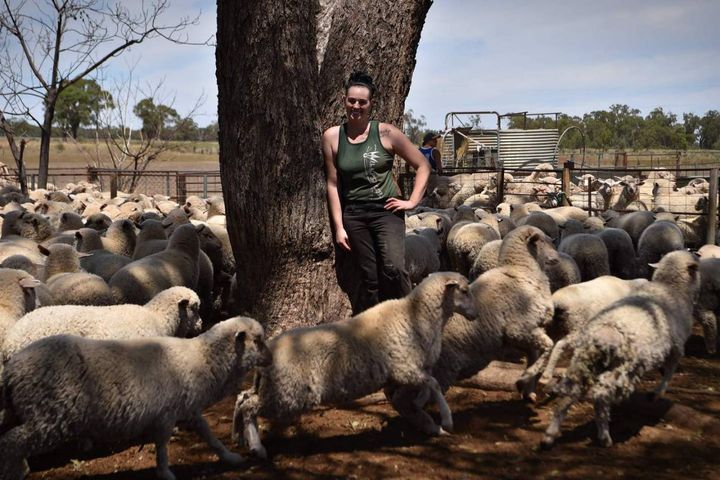 Emma Billet, 28 anni, allevatrice di pecore australiana (Lapresse)