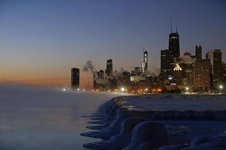 Lago Michigan, Chicago (Ansa)