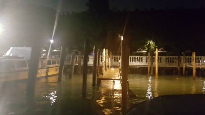 Venezia, l'acqua alta nella notte ha toccato il metro e 87 (Comune di Venezia)