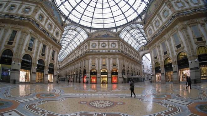 La Galleria Vittorio Emanuele II oggi - Foto: ANSA/ ANDREA FASANI