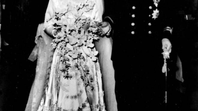 Il matrimonio della regina Elisabetta e il principe Filippo (Ansa)