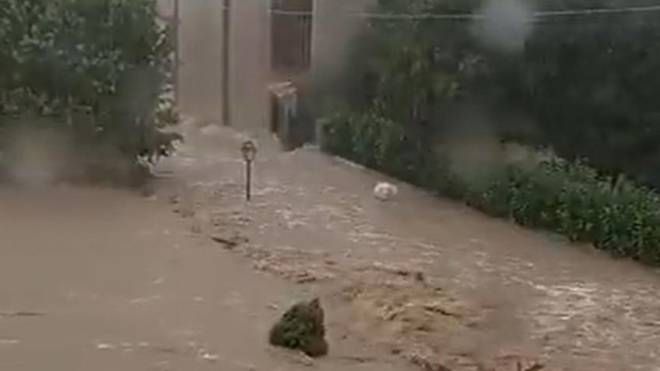 Alluvioni in Liguria (Ansa)