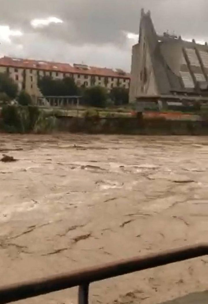 Alluvioni in Liguria (Ansa)