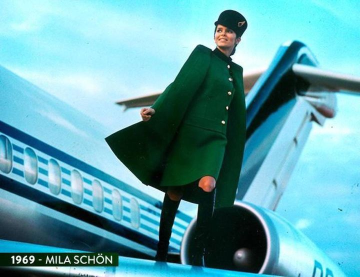 Divisa 'storica' dell'
Alitalia, in una foto distribuita dall'ufficio stampa della compagnia il 18 maggio 2016