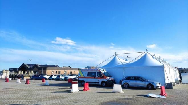 Inaugurato a Fiumicino il nuovo hub per i tamponi in Piazzale Molinari (ex Mediterraneo)