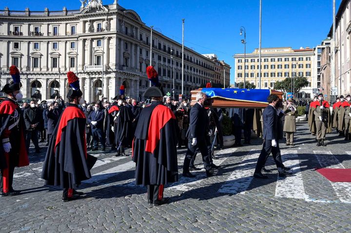 I funerali di David Sassoli
