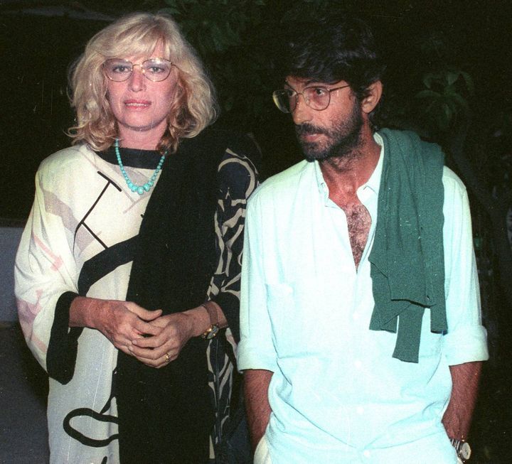 Monica Vitti con il marito Roberto Russo (Ansa)