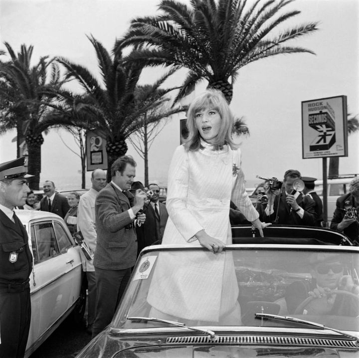 Monica Vitti  a Cannes (Ansa)