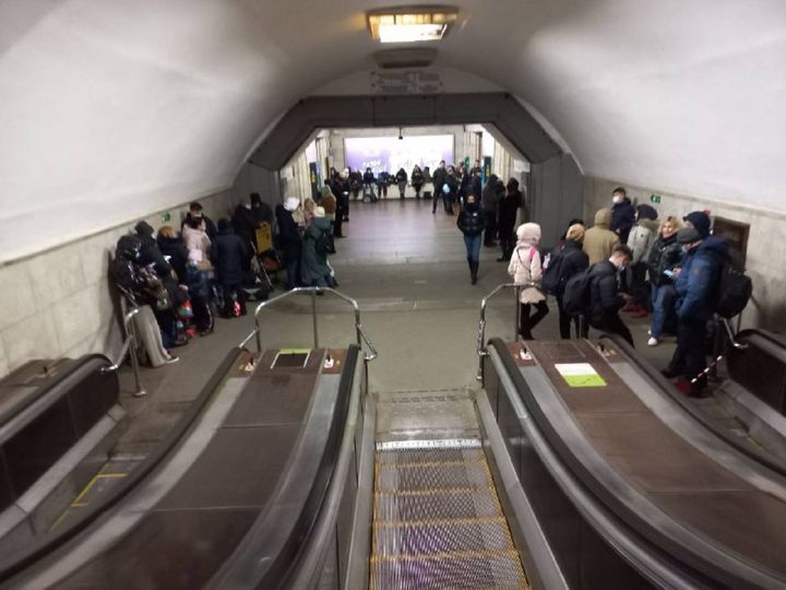 Kiev, la metropolitana usata come rifugio antiaereo (Dire)
