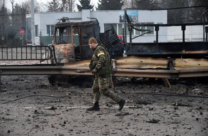 Esplosioni e spari in molte zone di  Kiev  (Ansa)