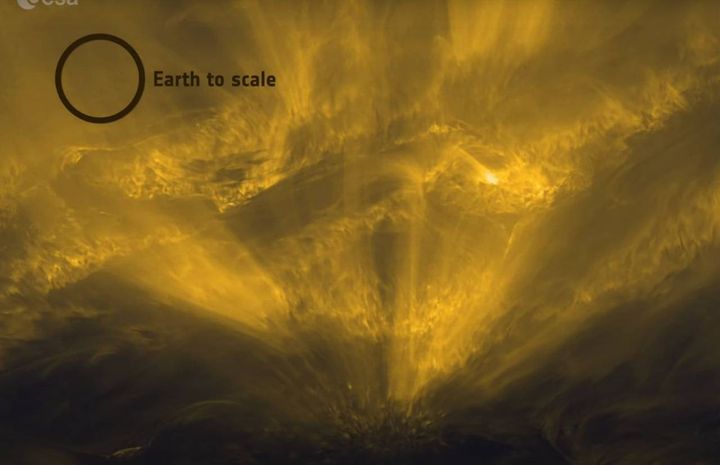 Immagini riprese dal Solar Orbiter (Esa)