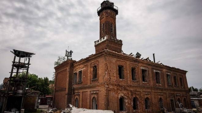 Guerra in Ucraina, la distruzione del patrimonio architettonico (Ansa)