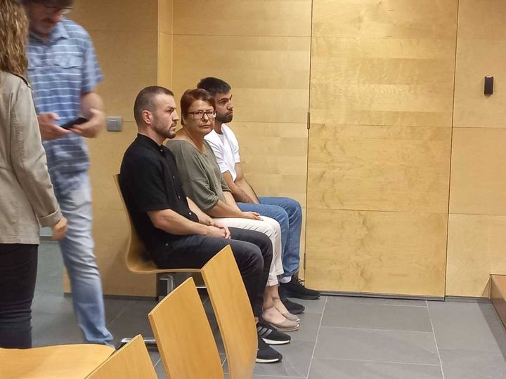 Omicidio Ciatti, terza giornata di processo a Girona. Nella foto: Movsar Magomadov e Rassoul Bissoultanov imputati per l'omicidio di Niccolò Ciatti