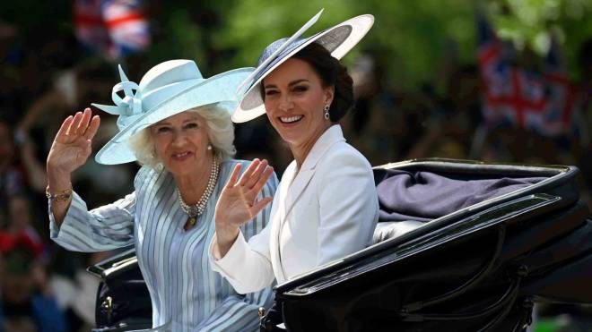 Kate Middleton e Camilla (Ansa)
