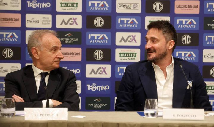 La Nazionale italiana di basket ha un nuovo commissario tecnico: Gianmarco Pozzecco. La presentazione del Poz: "Responsabilità enorme" (Ansa)