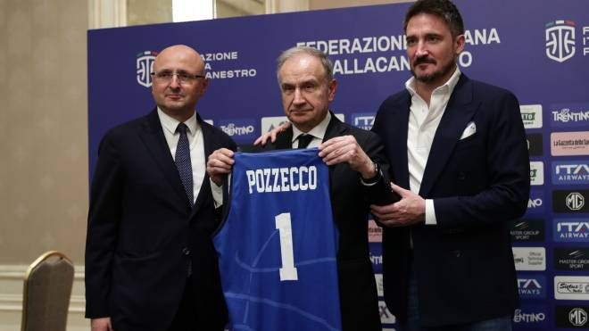 La Nazionale italiana di basket ha un nuovo commissario tecnico: Gianmarco Pozzecco. La presentazione del Poz: "Responsabilità enorme" (ImagoEconomica)