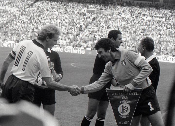 La finale di Coppa del mondo a Madrid l'11 luglio 1982 (Ansa)