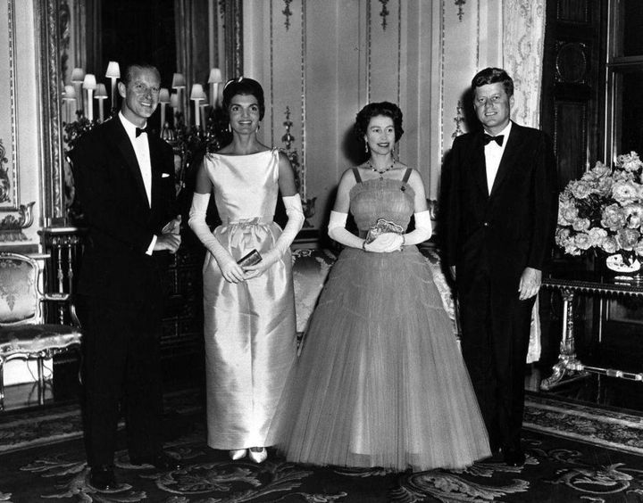 Con il presidente John Fitzgerald Kennedy e la moglie Jackie (Ansa)