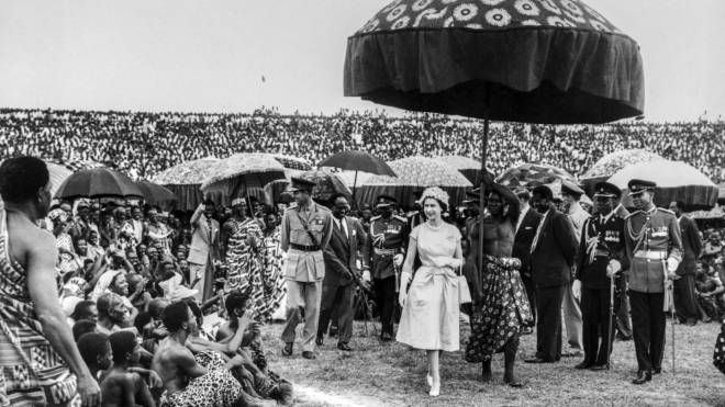 Elisabetta II ad Accra nel 1961