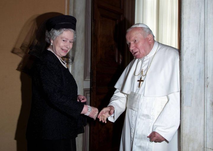 Con Papa Giovanni Paolo II nel 2000