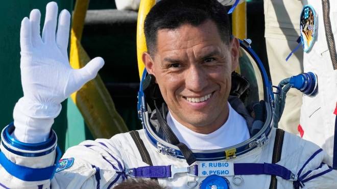 Frank Rubio, l'astronauta americano presente sulla Soyuz (Ansa)
