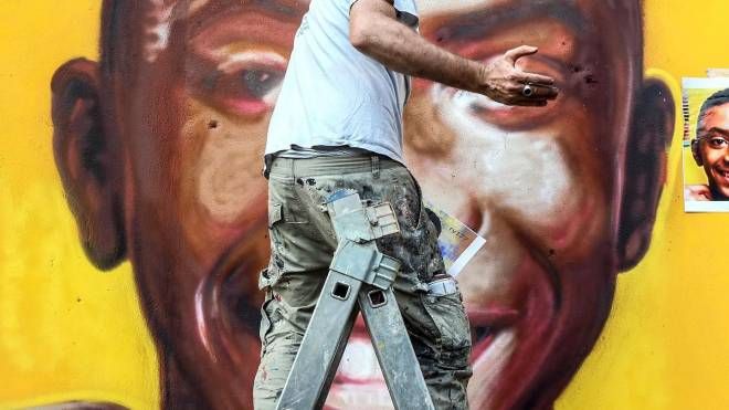 Ozmo: murale per Willy Monteiro Duarte a Paliano, nel Frusinate (Facebook)