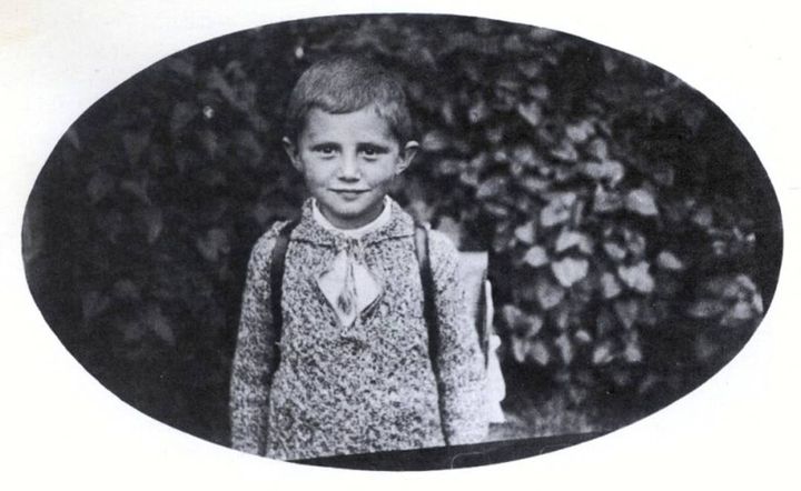 Nel 1932 a scuola (foto Afp)