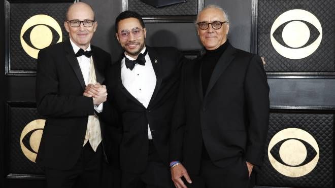 Peter Leathem, Gebre Waddell, and Tim Smith ai Grammy Awards