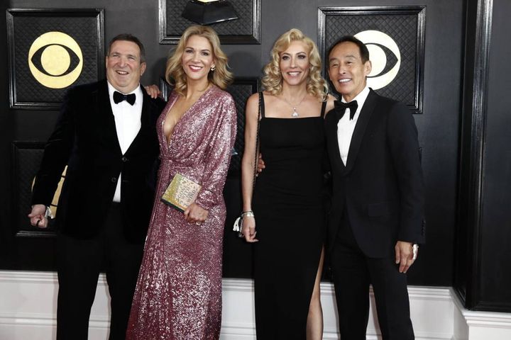 Daniel Gutenberg, Sharon Gutenberg, Beatrice Bonnefoy e Young Sohn alla 65esima edizione dei Grammy Awards