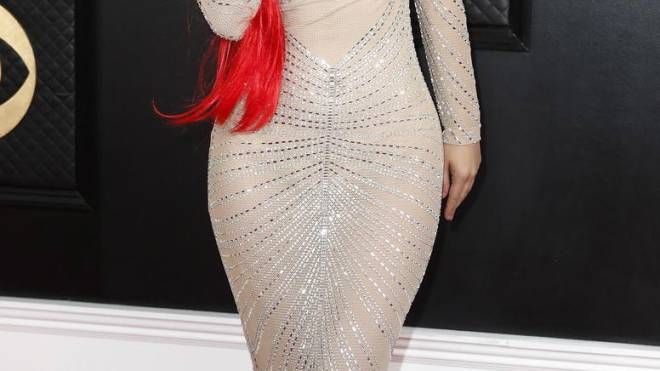 Vanessa Anez alla 65esima edizione dei Grammy Awards