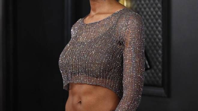 Tiara Thomas alla 65esima edizione dei Grammy Awards