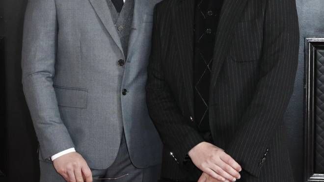 Charles Gagne e Michael Pollack alla 65esima edizione dei Grammy Awards