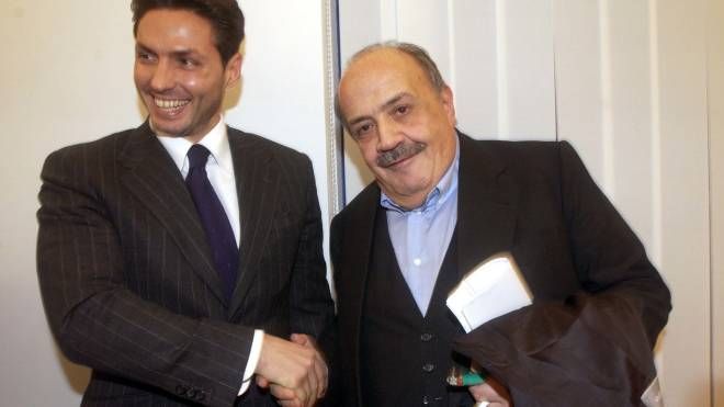 Maurizio Costanzo con Pier Silvio Berlusconi (ImagoEconomica)