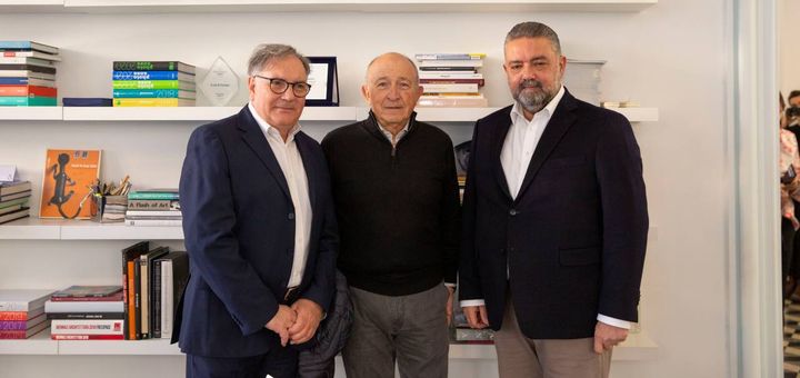 Longo e Bortone con Germano Gaudenzi Chairman Automotive Management Team